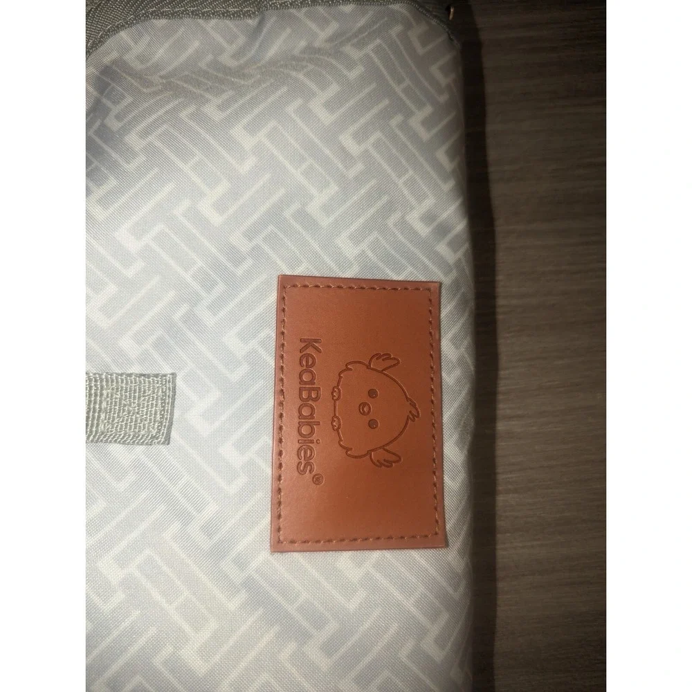 KeaBabies Ezee Baby Diaper Changing Mat/Pat (Black Geo) - Easy to Clean Material